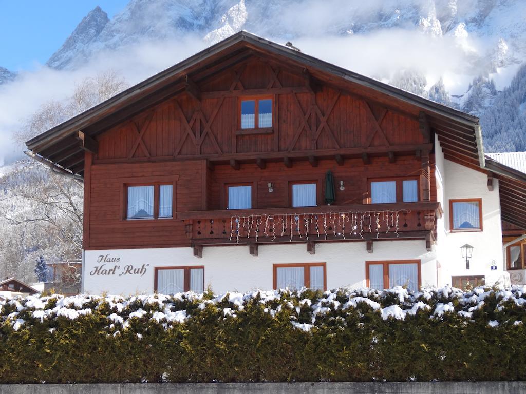 Haus Karl'S Ruh Bed & Breakfast Ehrwald Dış mekan fotoğraf