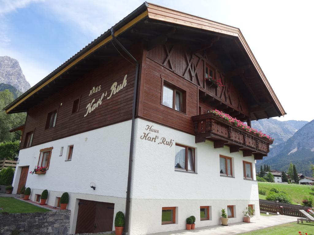 Haus Karl'S Ruh Bed & Breakfast Ehrwald Dış mekan fotoğraf