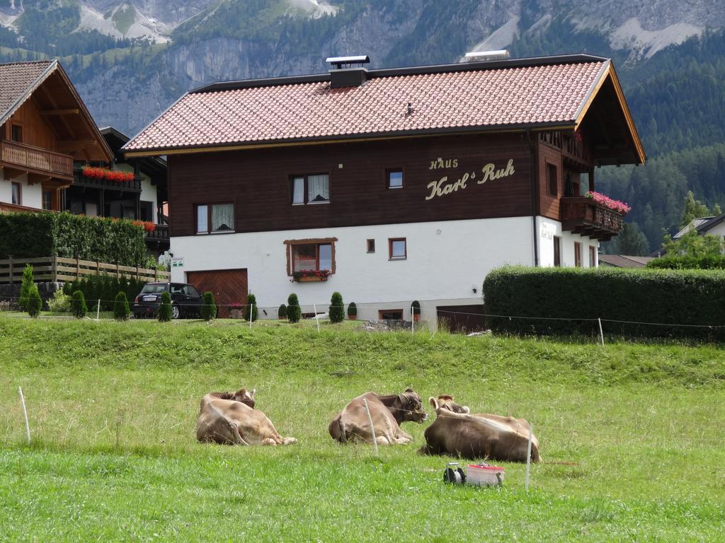 Haus Karl'S Ruh Bed & Breakfast Ehrwald Dış mekan fotoğraf
